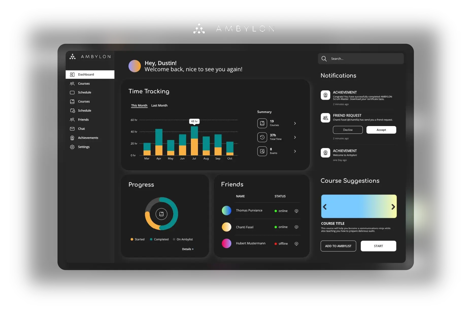 AMBYLON 2D account management website